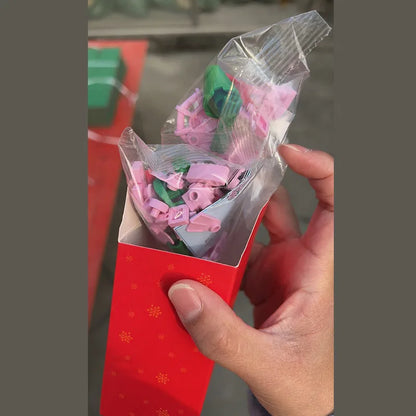 Advent Calendar 2025 Flower Bouquet Building Blocks For Adults Kids 24 Days Christmas Countdown Calendars With 24 Types Flowers